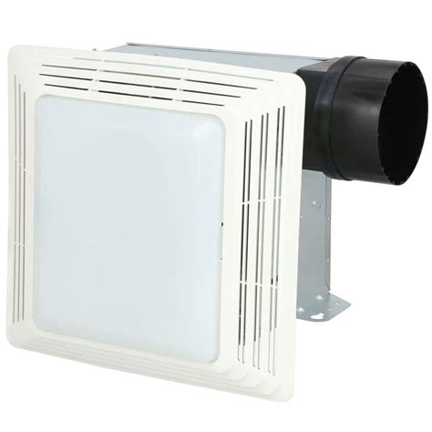 Modern slimline design. . Broan bathroom exhaust fan with light manual